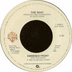 eminence front single 1982 warner music group 1 eminence front