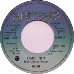 rush band limelight